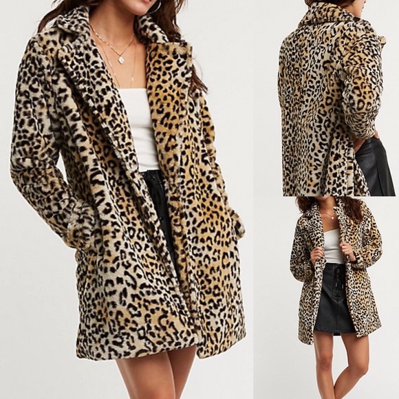 Charlotte Russe Jackets & Blazers - Save $15 NWT LARGE Charlotte Russe leopard  coat
